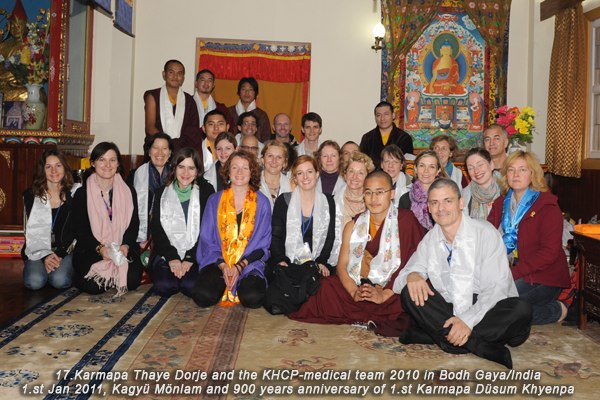 Interview with Karmapa and the KHCP medical team Monlam