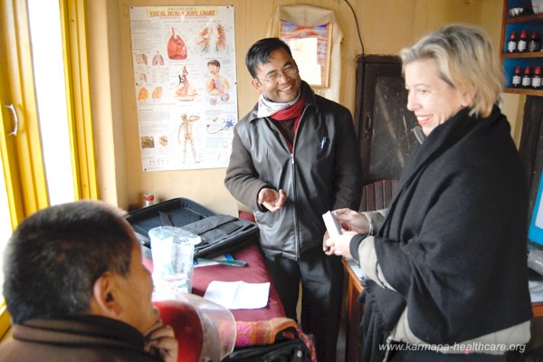 Meeting with doctors in Swayambhu