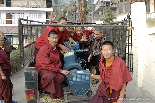 KHCP rainfalls-electricity fails-We buy a big 7.5kW-generator