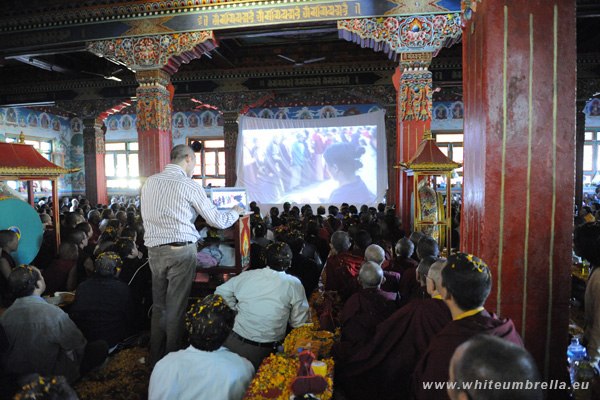 Film presentation in Kathmandu