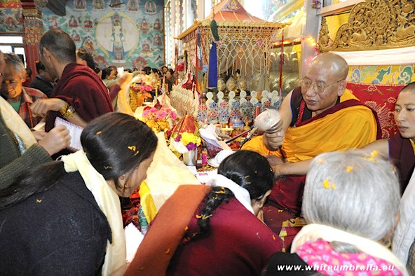 KHCP Nyungnay Kathmandu blessing by Sherab Gyaltsen Rinpoche