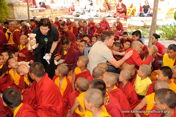 KHCP Monlam at the Bodhi tree