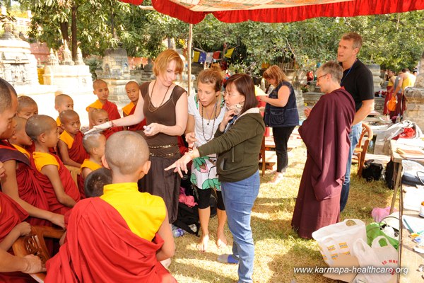 KHCP Monlam at the Bodhi tree