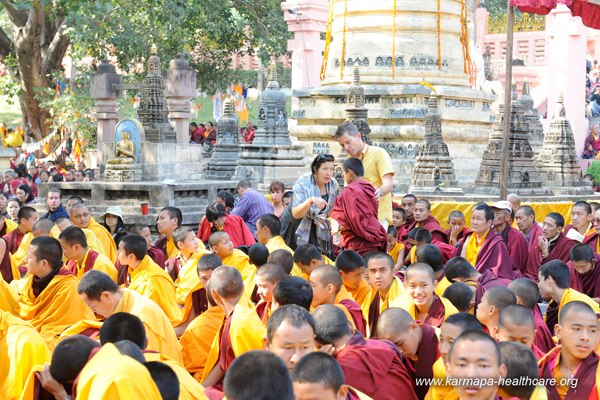 KHCP Monlam at the Bodhi tree