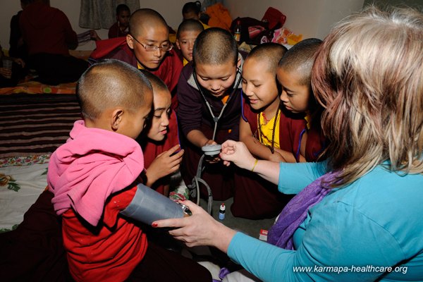 KHCP Monlam Medical camp at the Bodhi tree