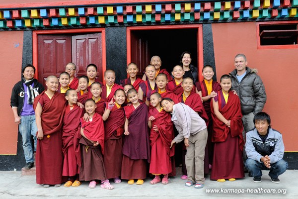 Group of Karmapa´s nuns