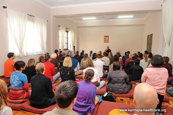 KIBI Shamar Rinpoche giving teachings