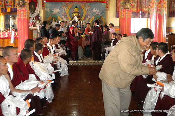 Graduation ceremony Shedra Kalimpong