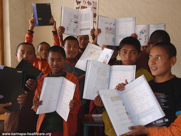 KHCP the new English books arrived in Leh/Ladakh