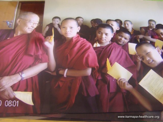 medical camp nunnery Sherab Gyaltsen Rinpoche Kathmandu