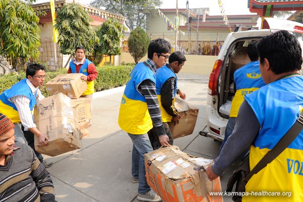 Monlam A 500kg clothes collection arrives from Europe