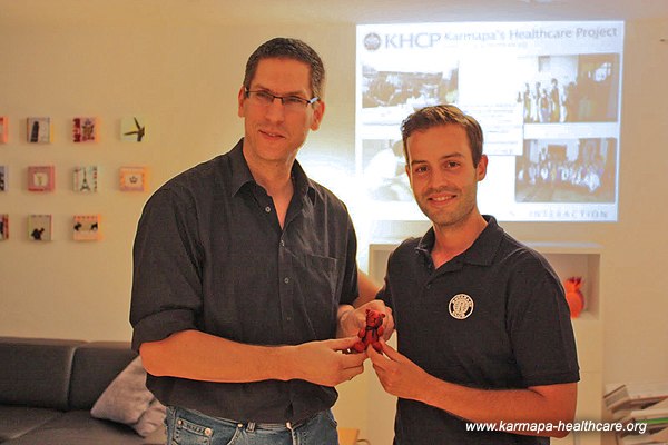 Mike Beck (KHCP) and Jonas Kütt (Rotaract)