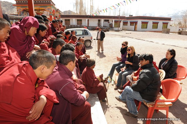 KHCP Our monks learn something about hygiene