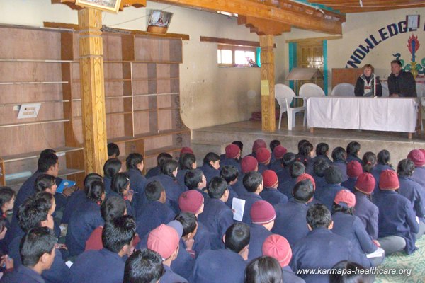 Medical teachings/film presentations in Ladakh/India
