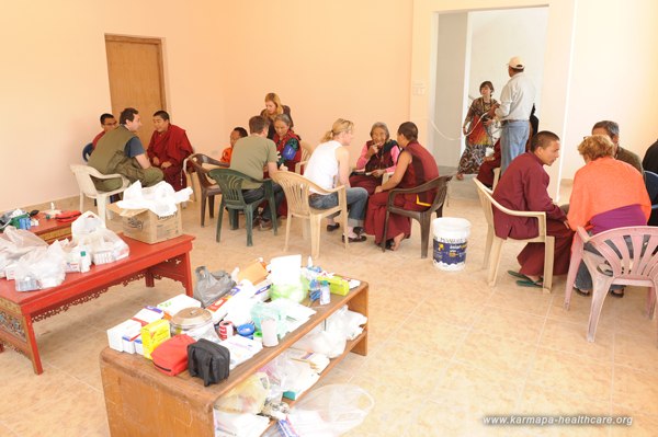 Medical camp at Sherab Gyaltsen Rinpoche´s Manang Gompa Kathmandu
