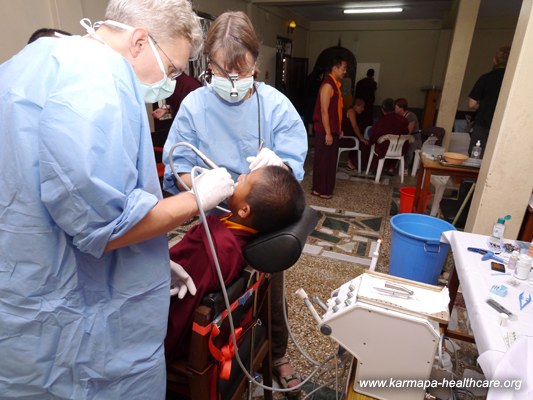 Dental treatment by Dr.dent.Regina assisted by Ulf