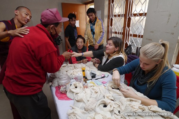 Anna and Sandra provide Tibetan Medicine