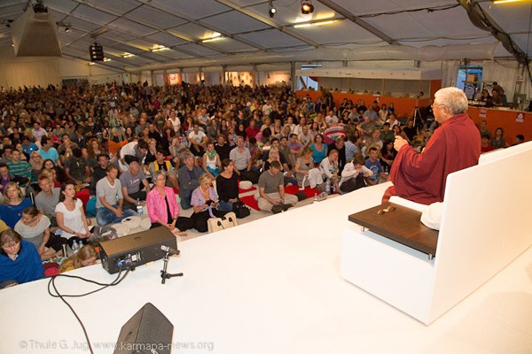 Jigme Rinpoche is teaching