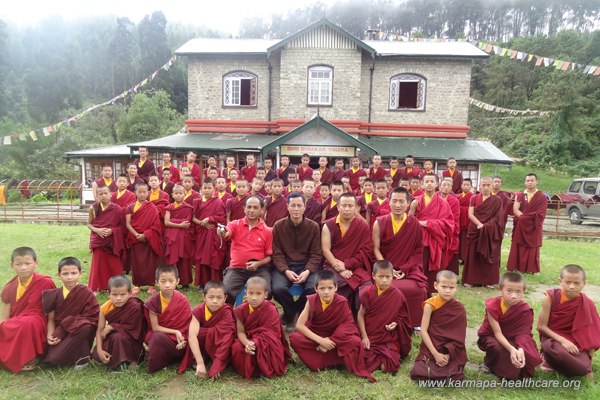 Students of Shamarpa´s school in Takdah