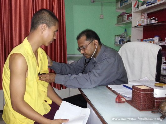 checkups of all monks