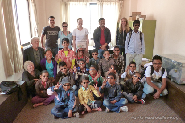 Medicalcamps at Sherab Gyaltsen Rinpoche's Gompa Kathmandu