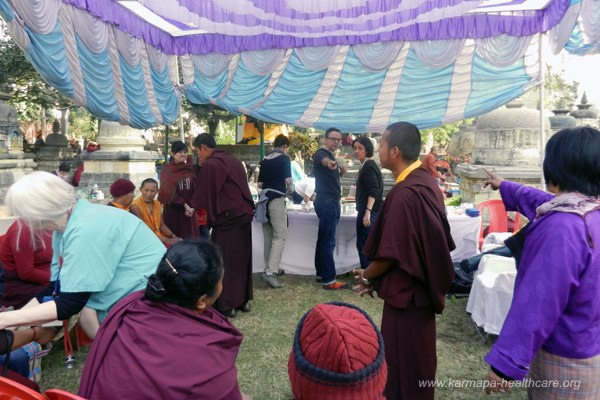 The KHCP has its medical station right here at the Bodhi Tree