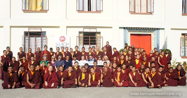 KHCP-team and the students of Shedra Kalimpong