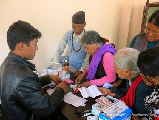 Our pharmacy hand over the medicaments after the treatments