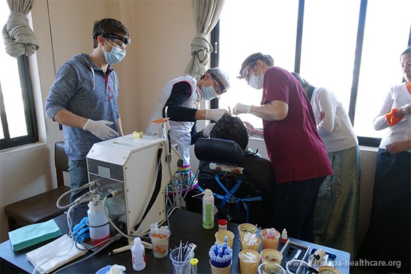 KHCP-DHK-Medical- Dental- Camps at Sherab Gyaltsen Rinpoches Mani Temple in Kathmandu