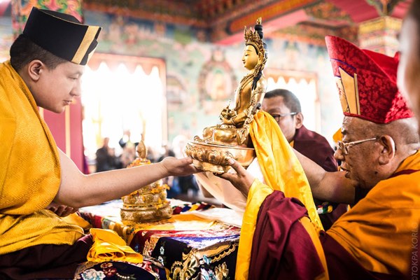 Karmapa and Sherab Gyaltsen Rinpoche