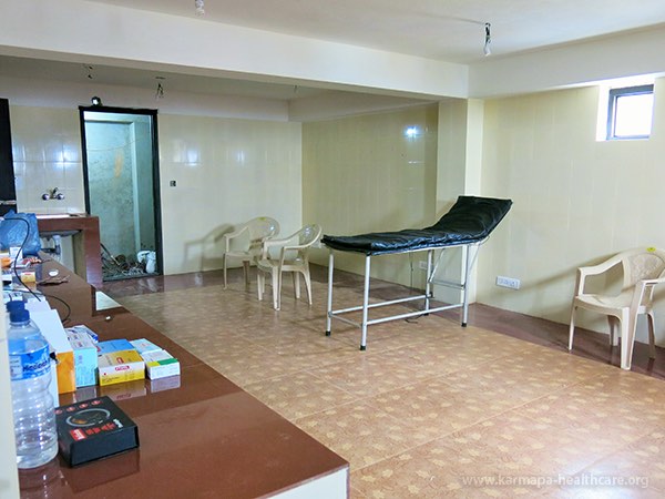 The initial clinic room in 2016