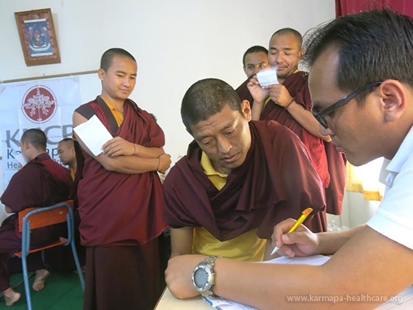 checkups of all monks
