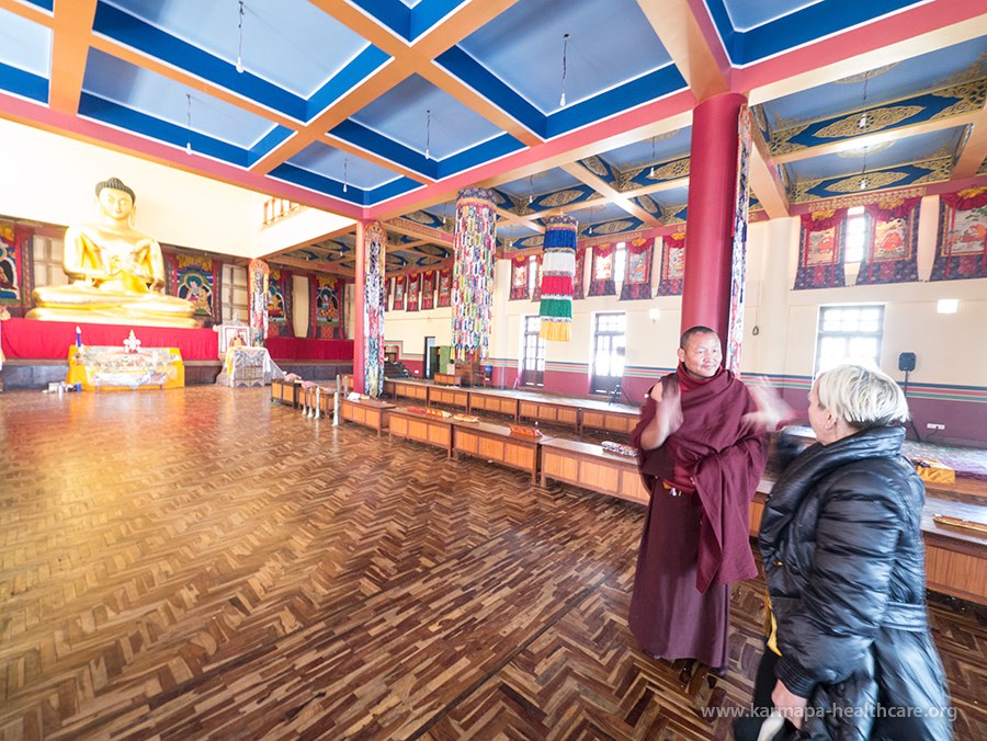 The big meditation hall