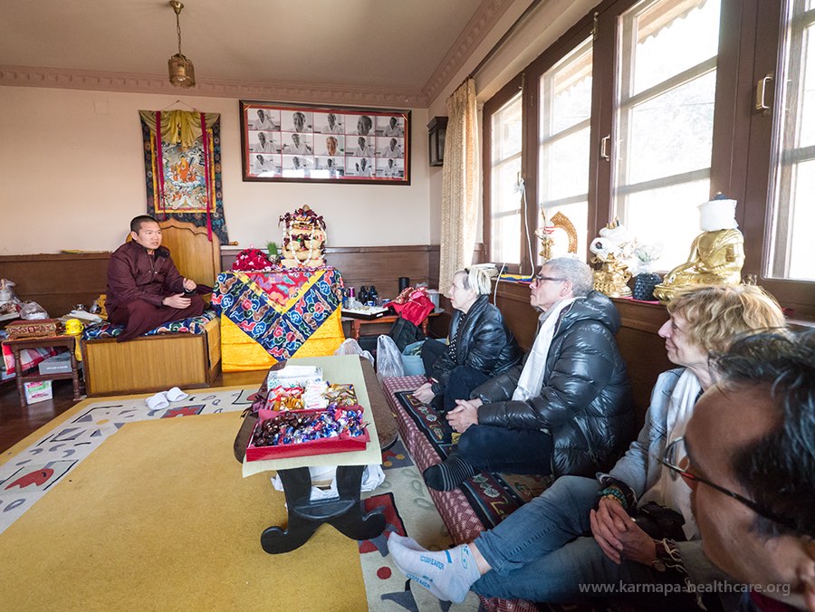 Meeting with Sabchu Rinpoche