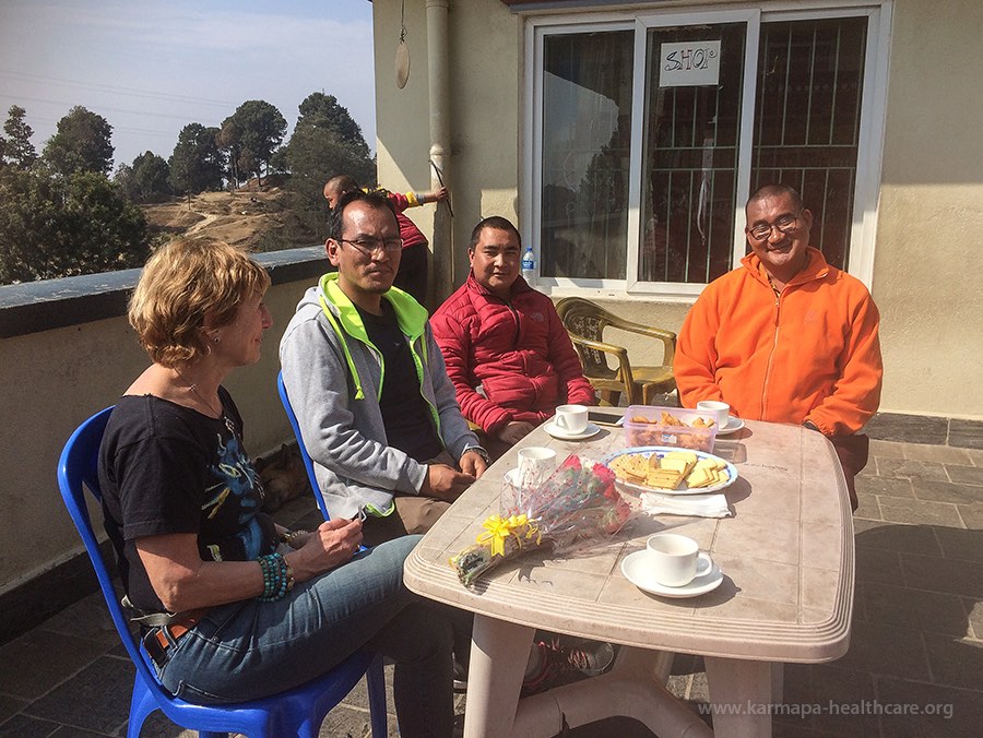 Lama Lekshey and Karma Tsültrim Sangpo with KHCP