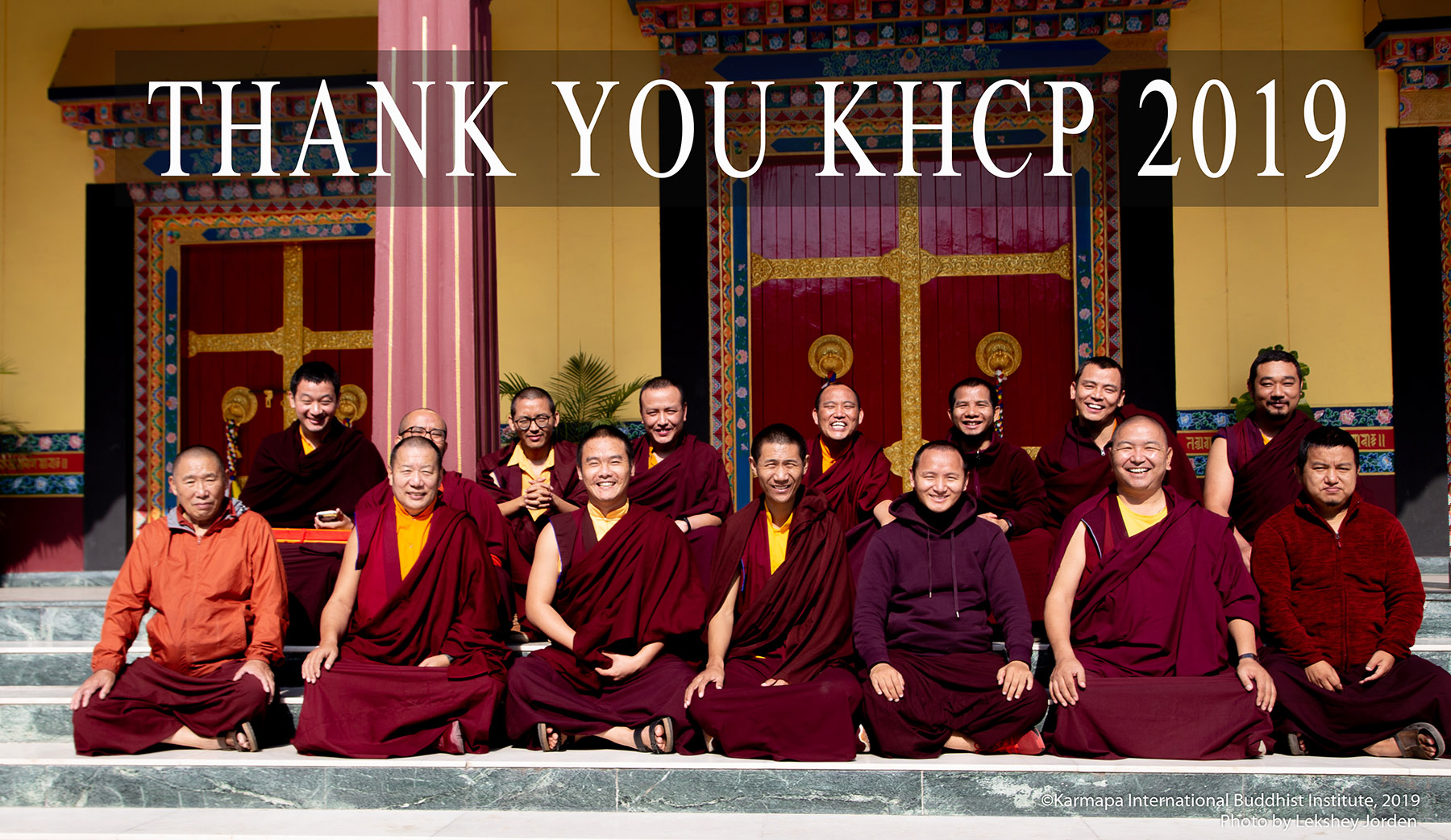 KHCP Karmapa´s monks at KIBI New Delhi India