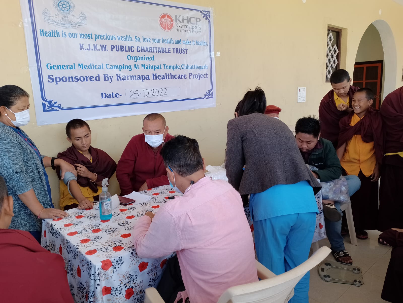 COVID-19 KHCP Medicalcamp at MainpatTemple