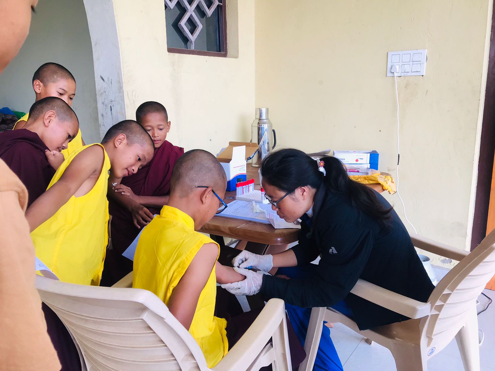 KHCP Medicalcamp at Dhargye Chokhor Ling Monastery Bodhgaya KHCP Medicalcamp at Dhargye Chokhor Ling Monastery Bodhgaya