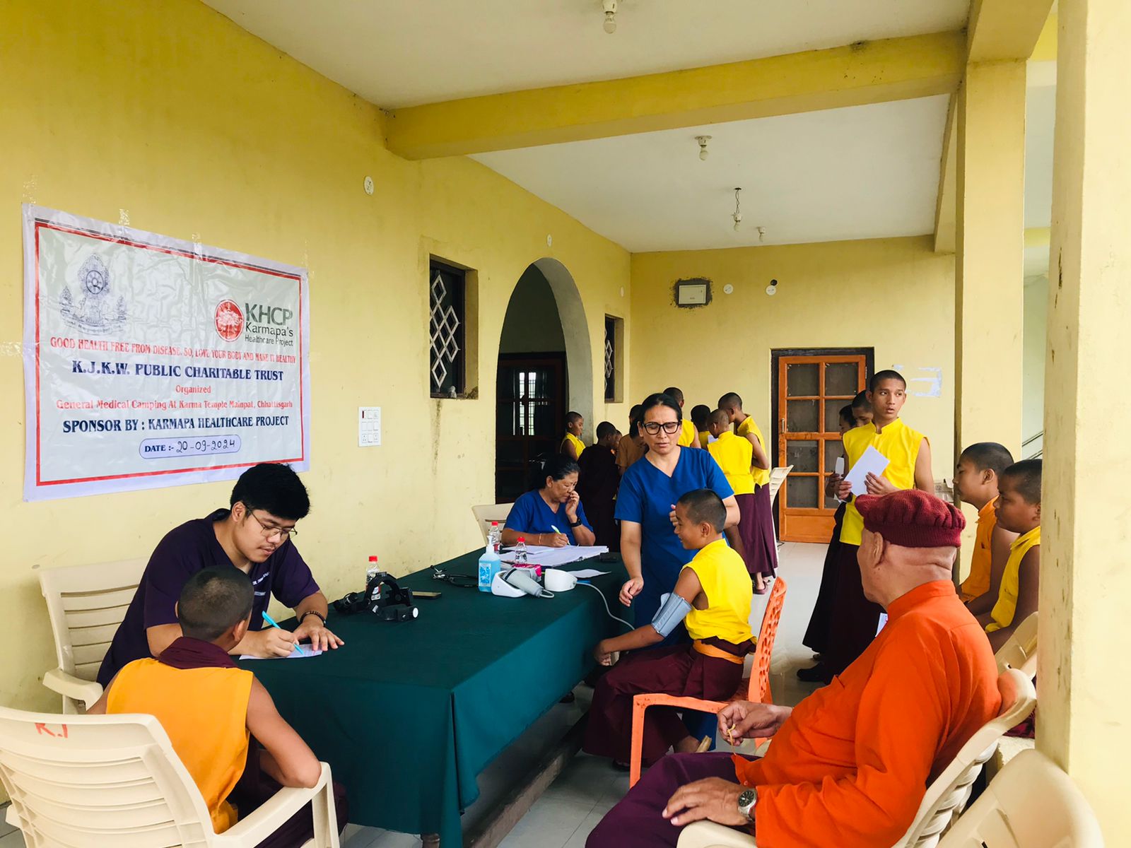 KHCP Medicalcamp at Dhargye Chokhor Ling Monastery Bodhgaya KHCP Medicalcamp at Dhargye Chokhor Ling Monastery Bodhgaya