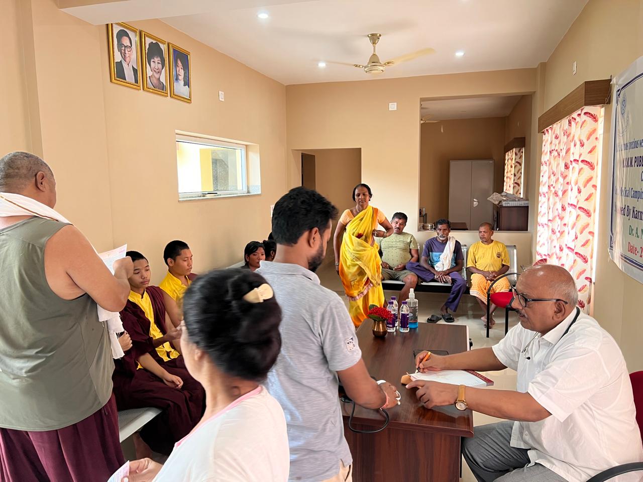 KHCP Medicalcamp at Dhargye Chokhor Ling Monastery Bodhgaya KHCP Medicalcamp at Dhargye Chokhor Ling Monastery Bodhgaya