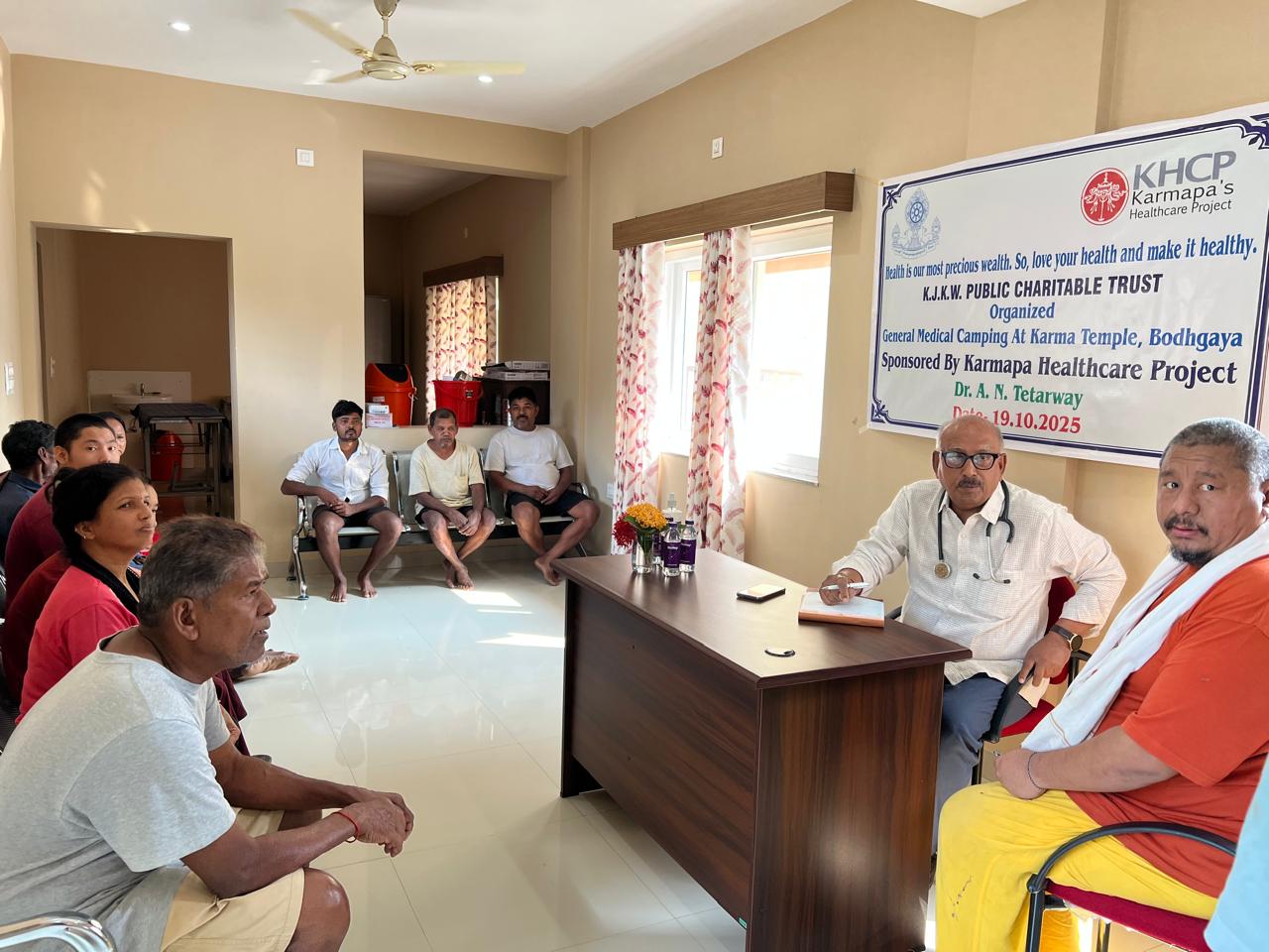 Medicalcamp Karma Temple Bodhgaya 2025-10