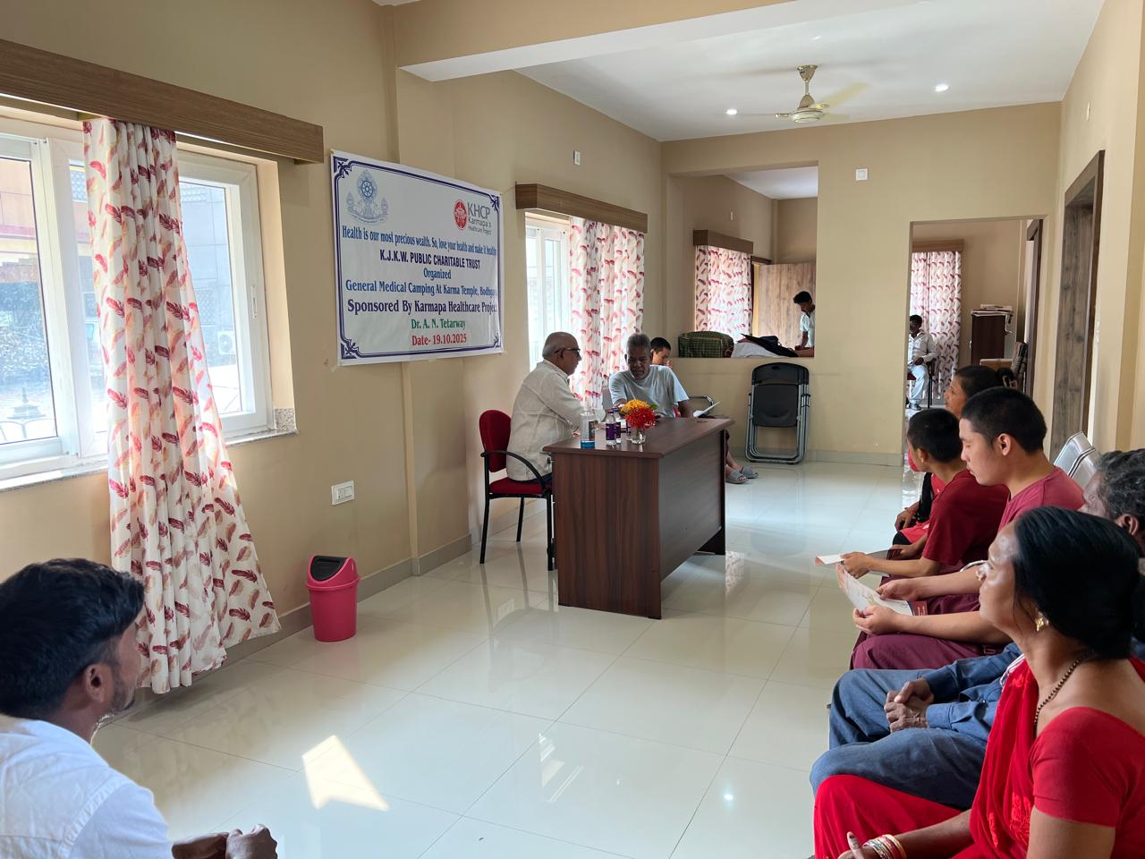 KHCP-KJKW-Medicalcamp in Bodhgaya/India