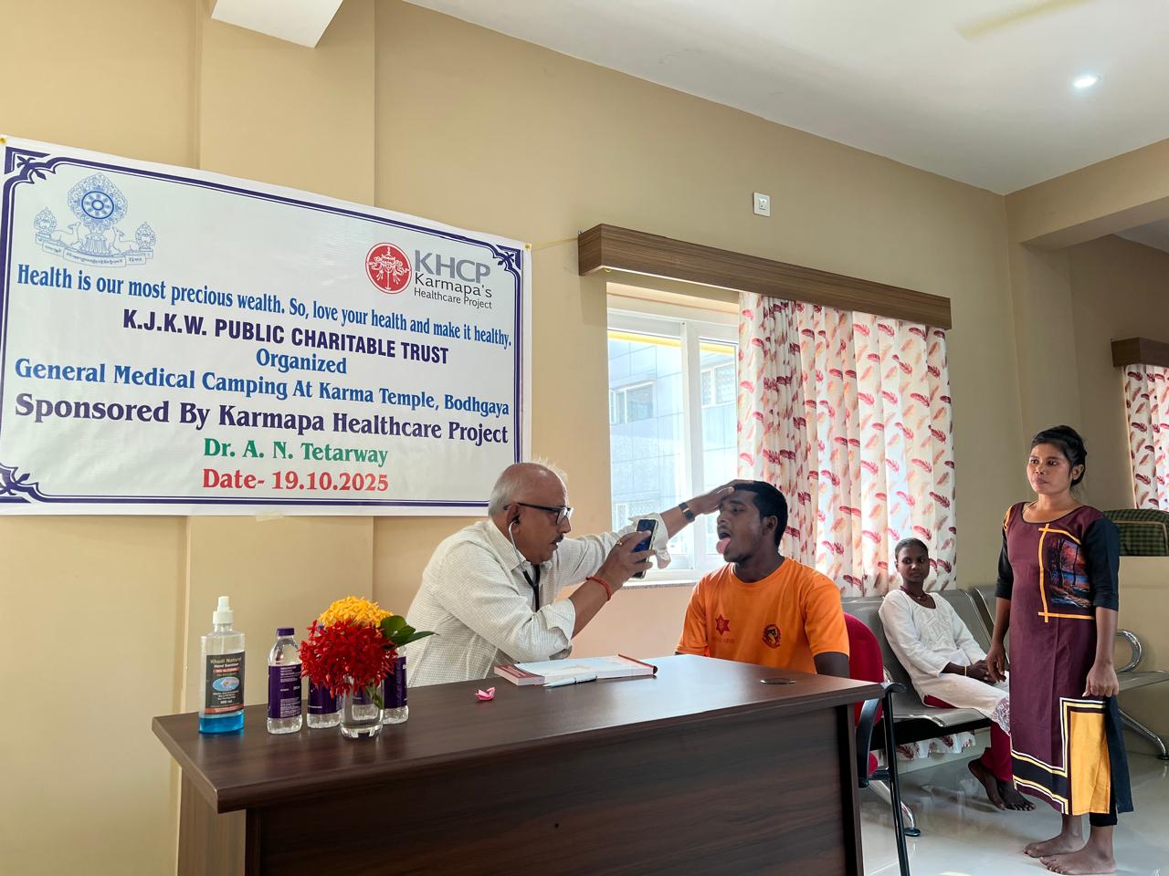 KHCP-KJKW-Medicalcamp in Bodhgaya/India