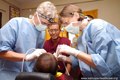 Medicalcamp in Shangpa Rinpoche´s monastery Pokhara/Nepal