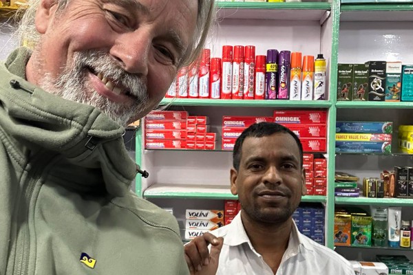 Geert - our man for everything here at the pharmacy