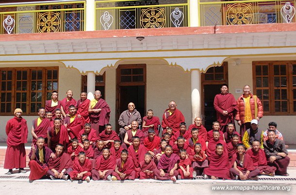 The monks of the monastery
