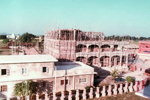 Under construction in 1982